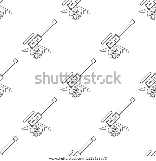 a gun icon. Element of\
army icon for mobile concept and web apps. Pattern repeat seamless\
a gun icon. Can be used for web and mobile. Premium icon on white\
background