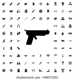 gun icon illustration isolated vector sign symbol