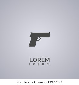 gun icon. gun logo