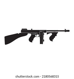 Gun icon logo design. Vector image