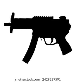 Logo-Design der Waffe. Vektorbild