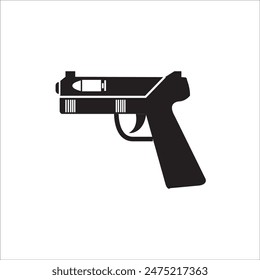 gun icon logo vector design