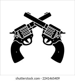 gun icon on white background