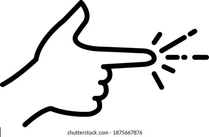Icono de arma, icono de pistola , vector