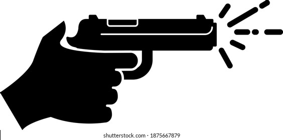 Icono de arma, icono de pistola , vector