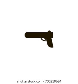 gun icon. sign design