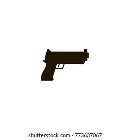 gun icon. sign design