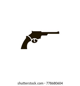 gun icon. sign design