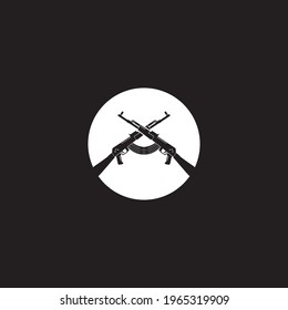 Gun icon and symbol vector template