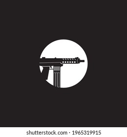 Gun icon and symbol vector template