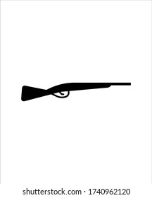 icono de pistola, mejor icono de arma plana vectorial.