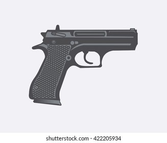 Gun Icon vector design. gun Icon Art. Image. Icon Picture