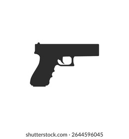 Diseño de Vector de icono de pistola en estilo de moda