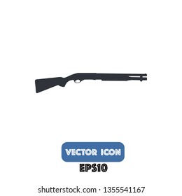 gun icon, gun vector. eps10