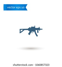 gun. gun icon. gun vector. flat style. sign design vector. sign design. Vector EPS 10