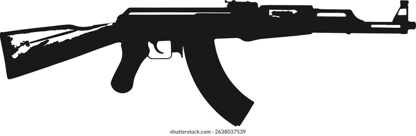 Gun icon vector full editable and stylized
