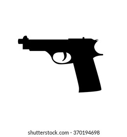 gun icon. vector illustration