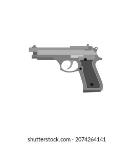 gun icon vector illustration logo template for many purpose. Isolated on white background.