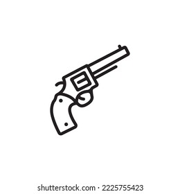 gun icon vector illustration logo design