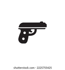gun icon vector illustration logo design