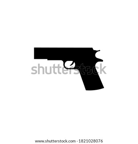 gun icon vector illustration logo template