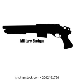 Gun Icon Vektorgrafik auf weißem Hintergrund.
