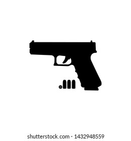 Gun Icon Vector Illustration Tempate - Vector