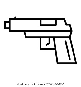 Gun icon vector image. Can also be used for web apps, mobile apps and print media.