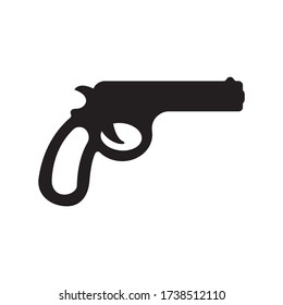 Diseño simple de vectores de icono de arma
