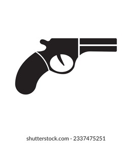 gun icon vector template illustration logo design