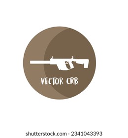 Gun icon vector template illustration logo design