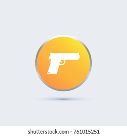 gun icon. war sign