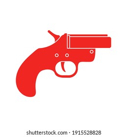 Gun icon. Weapon sign. Vector illustration