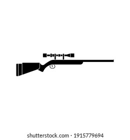 Icono de pistola. Señal de arma. Ilustración del vector