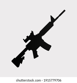 Icono de pistola. Señal de arma. Ilustración del vector