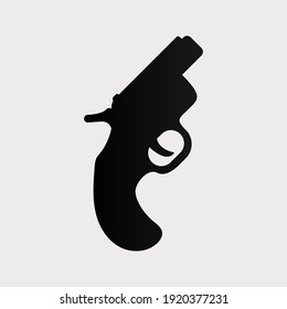 Gun icon. Weapon sign. Vector illustration