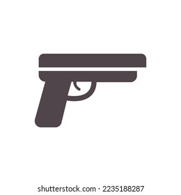 icono de arma, arma, ilustración vectorial