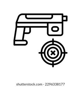 gun icon for your website design, logo, app, UI.