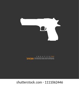 gun icon.vector illustration.