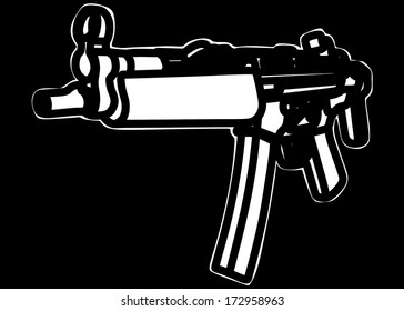 gun, illustration 