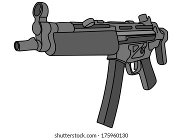 gun, illustration 