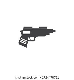 Gun Illustration Template vector icon design
