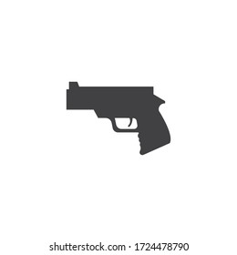 Diseño de icono de vectores de plantilla de ilustración de arma