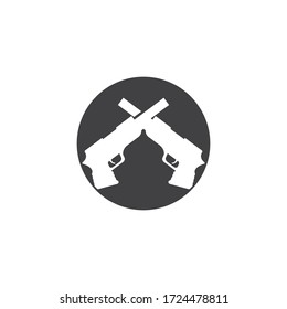 Vorlage für Gun-Illustration