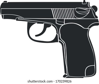 The gun image on a white background