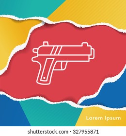 gun line icon
