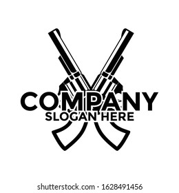 Gun Logo Icon, Gun Logo template vector