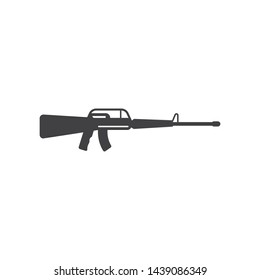 gun logo icon vector illustration design
