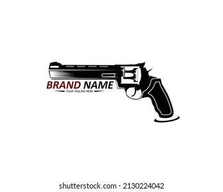 Gun Logo Template. Military And Weapon Logo Design Vector