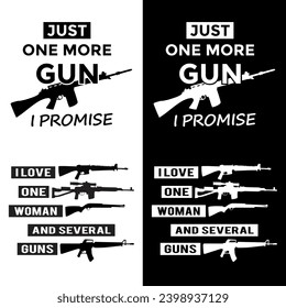 Gun Lover vector design illustration